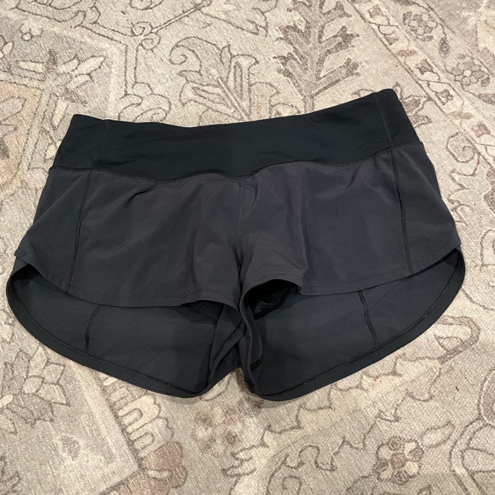 lululemon athletica Women's Black Athletic Shorts
